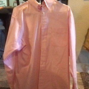 Light Pink Men's button up shirt-Medium